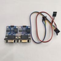 Módulo convertidor de señal RS232 a TTL de 3.3V con aislamiento de potencia, puertos serie RS232, conectores macho o hembra