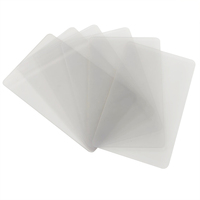 Cartes à bande magnétique en PVC personnalisées (CR80) imprimées numériquement, vierges blanches/transparentes, laminées ; Prises en charge de l'impression et du gaufrage