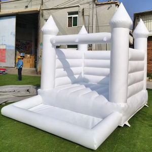 Comercial completo PVC hinchable blanco <span class=keywords><strong>Casa</strong></span> de rebote inflable boda gorila castillo <span class=keywords><strong>con</strong></span> <span class=keywords><strong>PISCINA</strong></span> DE BOLAS Pit - Product Image 2