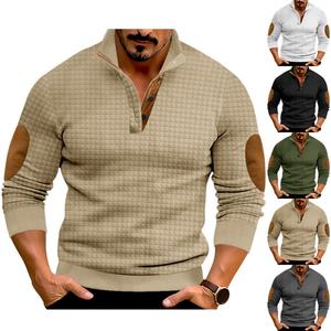 Pulls tricotés tendance pour hommes, couleur unie, coupe oversize, style simple, pour l'été et l'automne - Product Image 1