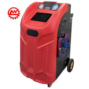 Máquina de Recarga de <span class=keywords><strong>Gas</strong></span> para Aire Acondicionado, Recuperación de Refrigerante Totalmente Automática, Limpieza de AC, R134a <span class=keywords><strong>y</strong></span> R1234yf con Función de Diagnóstico - Product Image 1