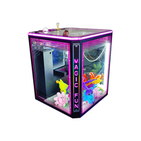 Neofuns Machine à grue à griffes en cube Jeux à pièces Mini jouet en peluche Arcade Vending Grab Machine avec accepteur de billets Prix d'usine