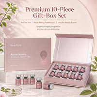 Kit de sérum ampoule éclaircissant anti-taches à la vitamine C et au niacinamide Seek Pretty Face Essence