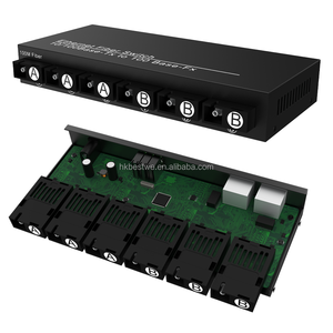 ผลิตในประเทศจีน ตัวแปลงไฟเบอร์เป็นอีเธอร์เน็ต แบบ Single-Mode Simplex 6SC 2RJ45 ตัวแปลงสื่อไฟเบอร์แบบรับส่งสัญญาณ 1 คู่ - Product Image 1