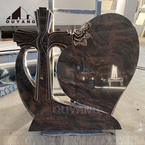 QUYANG <span class=keywords><strong>prix</strong></span> d'usine chine <span class=keywords><strong>pierre</strong></span> <span class=keywords><strong>naturelle</strong></span> noire <span class=keywords><strong>en</strong></span> forme de coeur <span class=keywords><strong>pierre</strong></span> <span class=keywords><strong>tombale</strong></span> granit cimetière Monument dauphin <span class=keywords><strong>pierre</strong></span> <span class=keywords><strong>tombale</strong></span> - Product Image 5