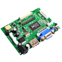 Sıcak satış 7 inç ahududu Pi 3 TN LCD HD MI VGA AV ekran modülü ile Pcduino muz Pi için
