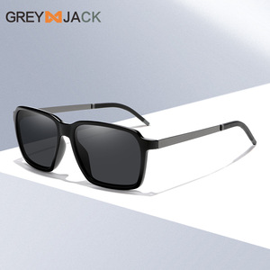 Lunettes de soleil polarisées Greyjack pour hommes, protection UV400, monture en métal TR, verres TAC, pour sports de plein air, conduite, pêche, type 3, pare-soleil - Product Image 4