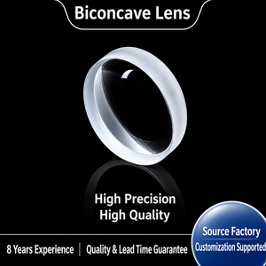 Lente Cóncava Doble con Recubrimiento AR de Alta Precisión, Vidrio Óptico Divergente para Expansor de Haz Galileano con Diámetro Personalizado - Product Image 1