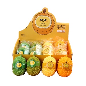 Mini Durian Squishy Stress Relief Toy for Kids and Adults Soft Fruit Squeeze <b>Fidget</b> Toy Bulk <b>Pack</b> with Gift Box - Product Image 1