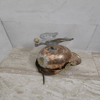 Casque d'aigle pickelhaube en acier médiéval de luxe Garde d'aigle russe impérial Armure des officiers allemands