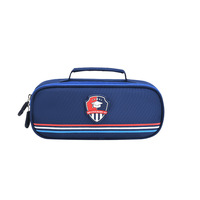 Trousse à crayons créative en toile britannique pour garçons et filles, pochette zippée
