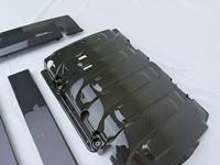 MRD Nouvelles pièces latérales de carrosserie en fibre de carbone, plaques de seuil de porte, plaque de coffre pour Chevrolet Corvette C7 2014-2017