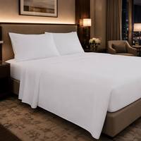 Parure de lit de luxe en coton 100% coton égyptien 400 fils/cm², qualité hôtelière de Dubaï, drap de lit de grande qualité