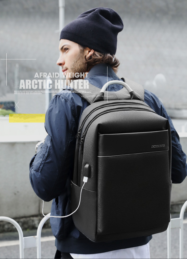 Tactical 17 Inch Laptop Large Backpack Mochila Travelling Bagpack for Men  Packbag Water Repellent Tech Bags Arctic Hunter