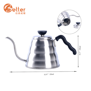 1.0L/1.2L In Acciaio Inox Versare Sopra A Collo di Cigno Bollitore <span class=keywords><strong>Caffè</strong></span> e Tè Bollitore - Product Image 5