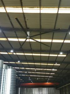 24 फीट एल्यूमीनियम 5 ब्लेड hvel उच्च मात्रा के प्रशंसक औद्योगिक बड़े शिकारी गोदाम होटल के लिए औद्योगिक बड़े शिकारी - Product Image 3