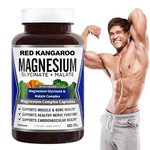 OEM magnesio glicinato e malato capsule complesse <span class=keywords><strong>per</strong></span> supporto muscolare 250mg magnesio glicinato capsule complesse - Product Image 1