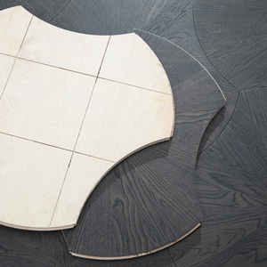 Parquet en chêne blanc multicouche E0 E1 RoHS IEC62321, texture scieuse, grade ABCD, 12mm 16mm 18mm, avec joint mâle et femelle, pour cave à vin - Product Image 2