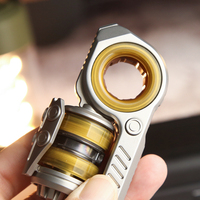 Diapason étourdissant EDC Fidget Spinner Mécanique Cliquet Curseur Push Egg Crisp Sound Décompression Metal Fingertip Toy