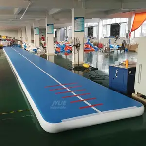 Tapis de gymnastique gonflable en usine, équipement d'extérieur pour l'entraînement physique, avec pompe gratuite pour usage domestique, pom-pom girl, eau