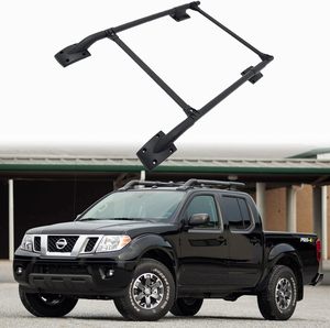 แร็คหลังคาอะลูมิเนียมอัลลอยด์ Canyossoar รับน้ำหนักได้ 75 กก. สำหรับ Navara ปี 2009 ขึ้นไป และ Frontier Crew Cab ปี 2007-2021 สำหรับบรรทุกสัมภาระด้านข้างบนหลังคา - Product Image 1