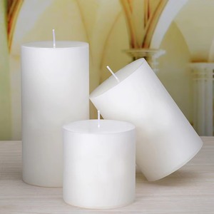 Wholesale Premium Ivory White Paraffin Wax Pillar <b>Candles</b> Long Burning Non-Drip <b>Taper</b> <b>Candles</b> for Luxury Weddings Customizable - Product Image 2