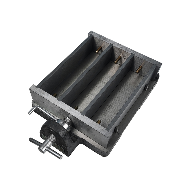 Three Gang Cement Mortar Prism Mold 40x40x160mm for Cement Testing