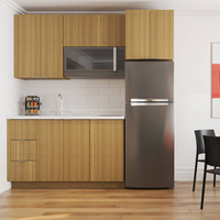 Meubles de cuisine haut de gamme pour hôtels, armoires et commodes pour projets hôteliers, table à manger