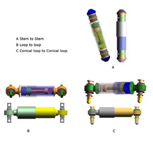 Nhà máy trực tiếp bán giảm xóc và giảm xóc cho đầu máy DIESEL đường sắt