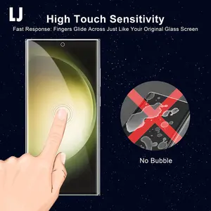 Tempered Glass Curving EDGE HD Clear Anti-scratch Anti-explosion Screen Protector For Samsung S22 Ultra S23 Ultra