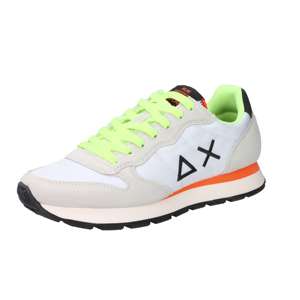 Baskets pour hommes Sun68 Z36102 Blanc Bleu Noir Talon de 3 cm Chaussures tendance en toile - Product Image 4