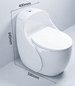 <span class=keywords><strong>WC</strong></span> Moderno in Ceramica Colorata Personalizzabile, a Forma di Uovo, Monoblocco, per Hotel, con Scarico Sifonico ad Alta Pressione, di Piccole <span class=keywords><strong>Dimensioni</strong></span> - Product Image 3
