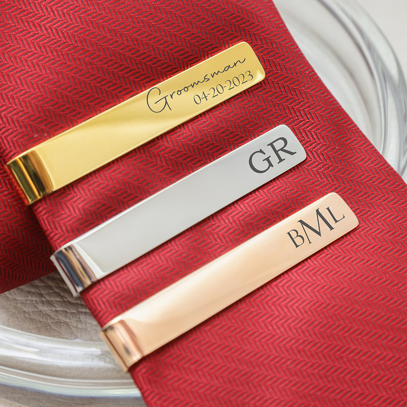 Stainless Steel Logo Engrave Custom Gold