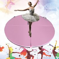 Tapis de danse pliable en PU+EP et coton perlé, anti-chute, pour fitness, yoga, gymnastique, protection contre les chocs, entraînement de danse