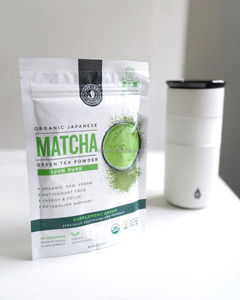 100g Custom Matte Mylar Bag Zipper Bag Tea Packaging Bags Stand up <strong>Zip</strong> <strong>Pouch</strong> for Tea &amp;Matcha - Product Image 6