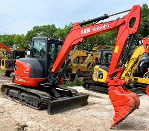 Mini pelleteuse d'occasion KX163 5 tonnes 6 tonnes Stock Shanghai Original Japon Moteur de pompe à moteur en bon état - Product Image 1