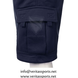 Shorts de basket-ball pour hommes Veritas Sports de qualité supérieure, nouveaux modèles 2023 - Polyester/coton, respirants et à séchage rapide - Product Image 4