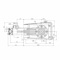 Pompe à piston triplex PTN FKT2260, processus de forgeage, 600 bar, 26,4 kW, 22 lpm, pompe à eau haute pression industrielle, nettoyeur à jet d'eau électrique