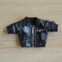 Vêtements pour ours en peluche personnalisés par les fabricants, veste en cuir PU, vêtements de créateur de haute qualité pour peluches, accessoires vestimentaires