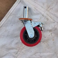 Roues d'échafaudage de marque pionnière en gros, roulettes d'angle mobiles réglables avec frein - Fabricant chinois - Prix directs