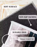Luxuriöser Großer Polyester-Teppich Moderner Maschinengefertigter Geometrischer Muster-Teppich Rutschfester Wohnzimmerteppich-Set