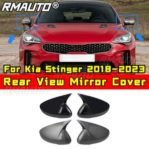 Coques de protection pour rétroviseurs latéraux de voiture, capuchons de rétroviseurs pour Kia Stinger 2018-2023, kit carrosserie, accessoires auto - Product Image 2
