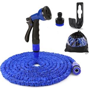 Multi-Functional Garden Magic Hose 3x Telescopic High-Pressure Water Gun for Car Wash High Quality Reel <b>Outdoor</b> Use - Product Image 1
