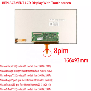 Modulo LCD TFT da 7 Pollici con Schermo Touch per Navigazione, Ricambio per Nissan Qashqai <span class=keywords><strong>J11</strong></span> 2013-2017 - Product Image 2