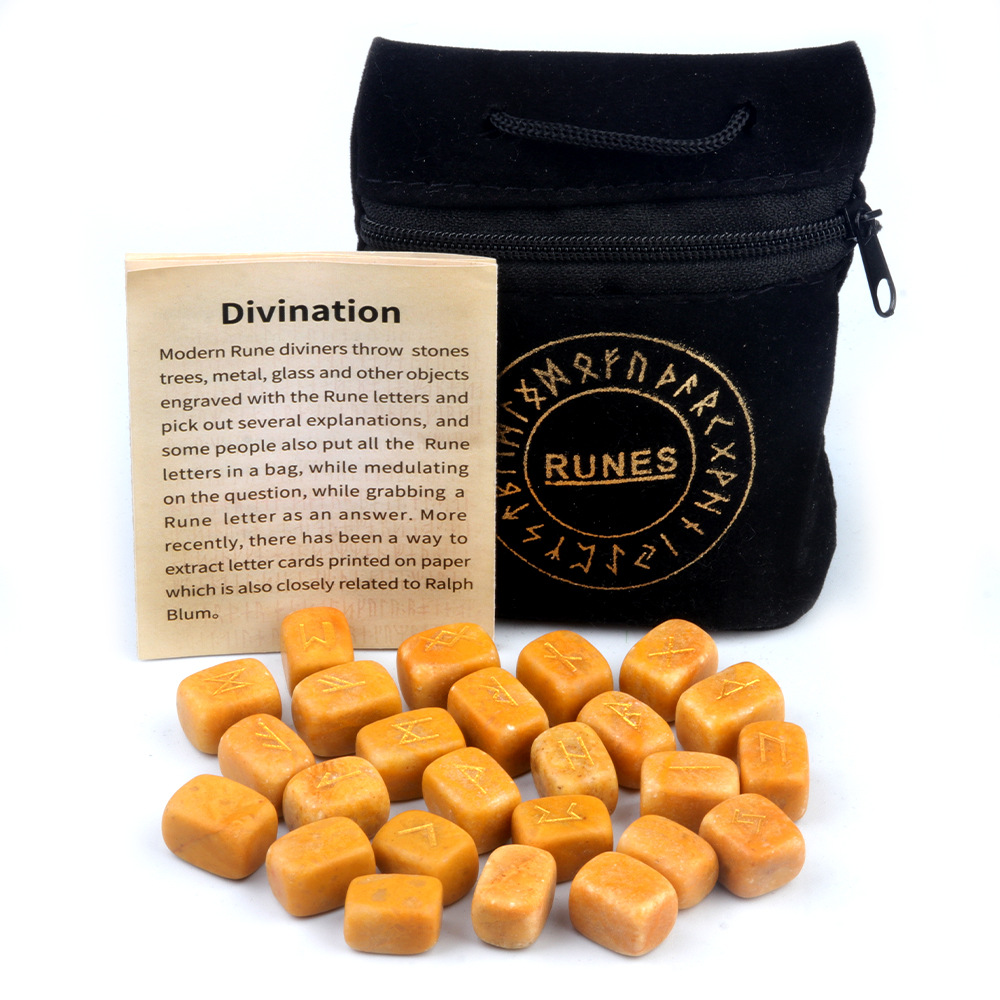 Giada gialla (25 pezzi + sacchetto in velluto + manuale di istruzioni)