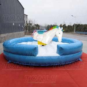 Precio de Fábrica, Unicornio Mecánico Inflable Personalizado <span class=keywords><strong>para</strong></span> Montar/Máquina de Caballo de Rodeo en Venta - Product Image 3