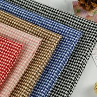 Tela de pata de gallo para traje, alta calidad, 100% Lana, 430, 440, 450gsm