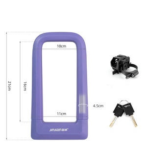 Jijian ซิลิโคนล็อคจักรยานเสือภูเขาจักรยานเสือภูเขาอุปกรณ์จักรยานกันขโมย - Product Image 5