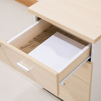 Petit meuble modulaire moderne de stockage de dossiers de bureau Meubles de casier simples de trois tiroirs faits de panneau de mélamine durable