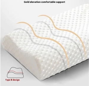 Chất lượng cao Gối cao su Bộ nhớ chậm phục hồi tính năng phong cách hiện đại chống decubitus cho cổ tử cung không gian ngủ bọt đầy giường - Product Image 6